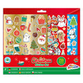 Grafix kerst stickerset 200-delig 4-vel