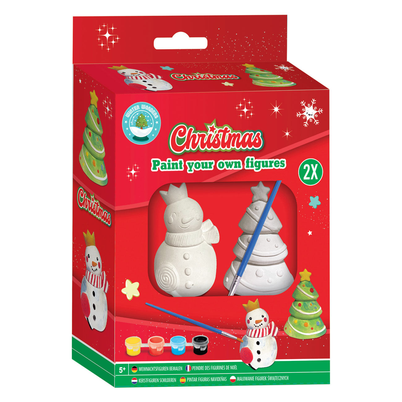Grafix Maler Ihre eigenen Weihnachtsfiguren, 2-teilig