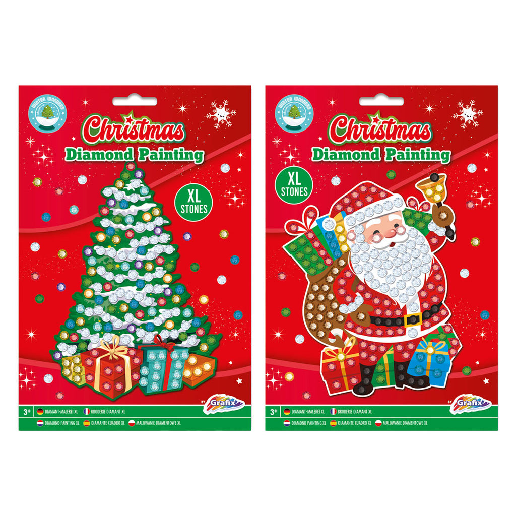 Grafix Diamantmalerei Weihnachten A5