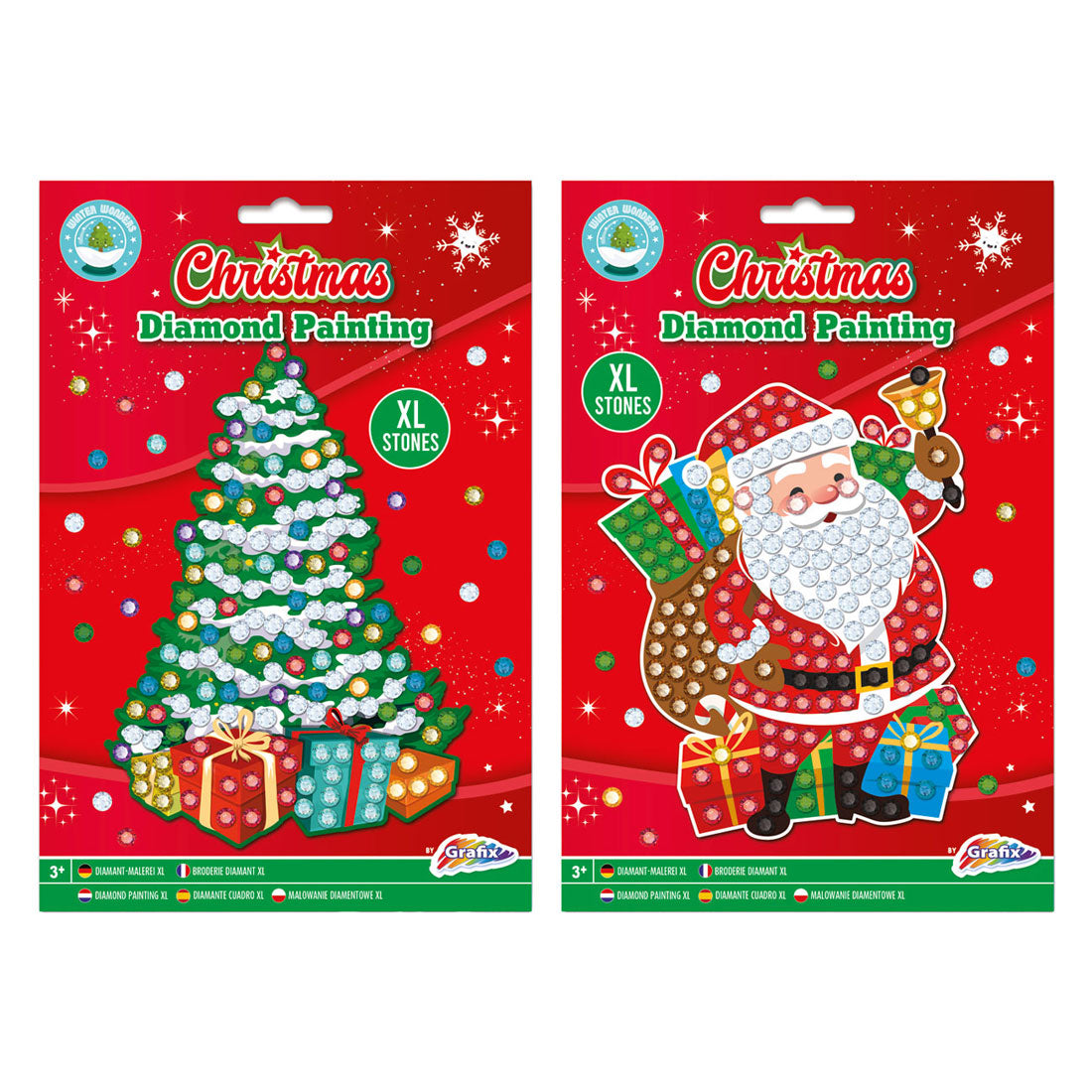 Grafix Diamantmalerei Weihnachten A5