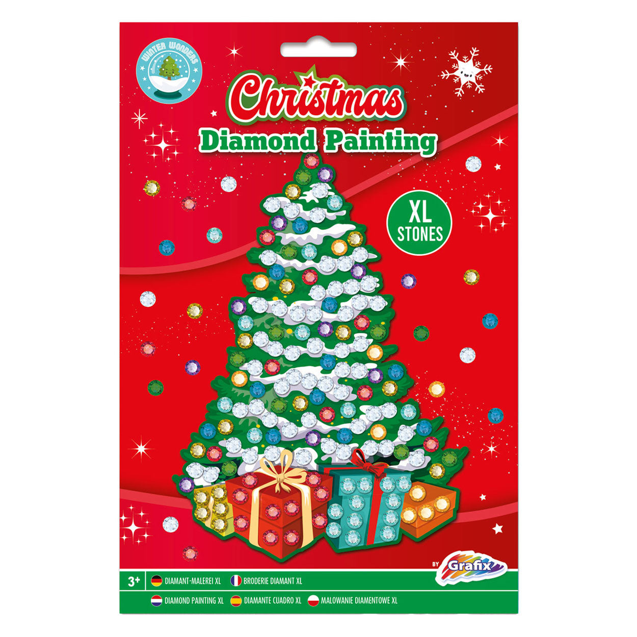 Grafix Diamantmalerei Weihnachten A5