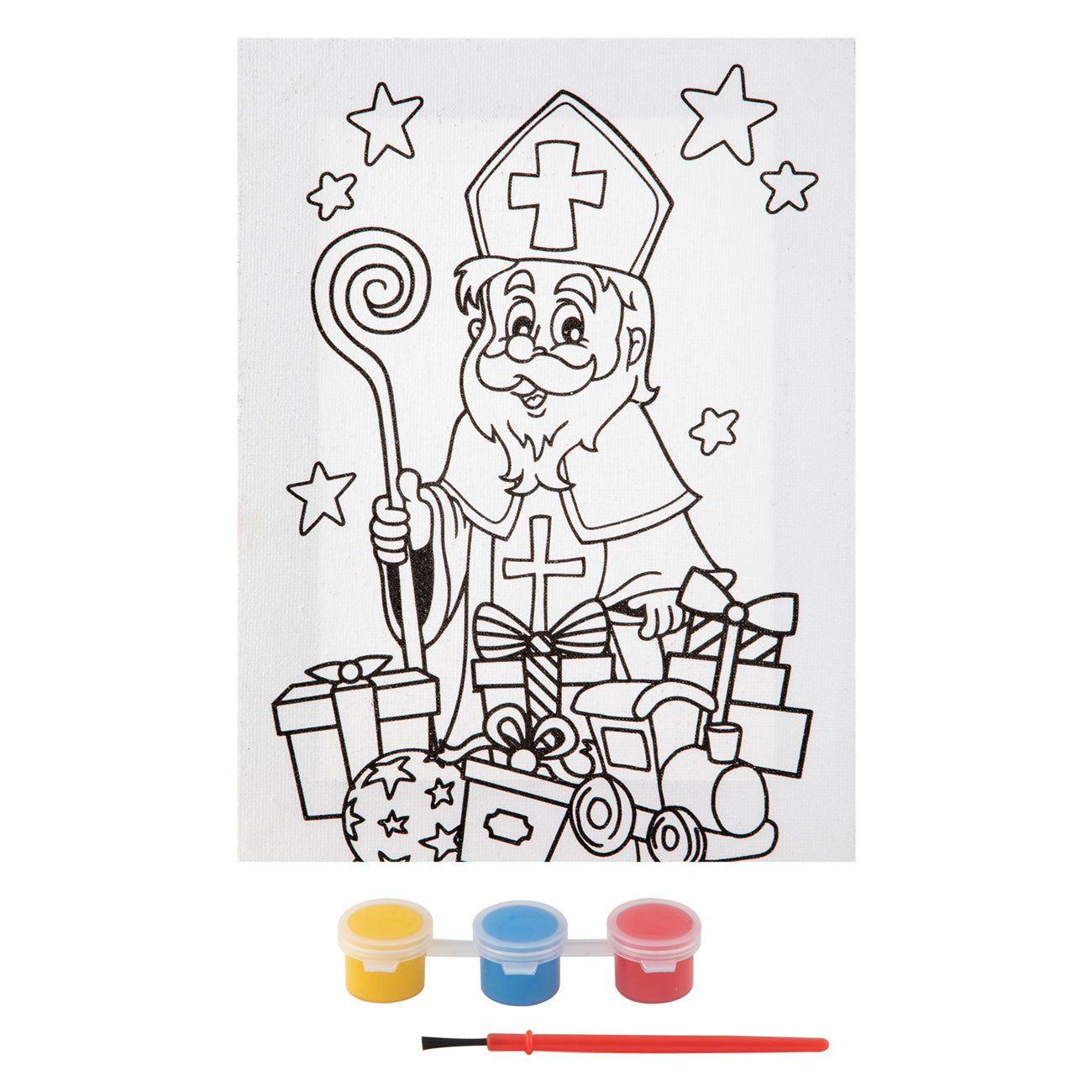 Grafix Leinwandgemälde Sinterklaas