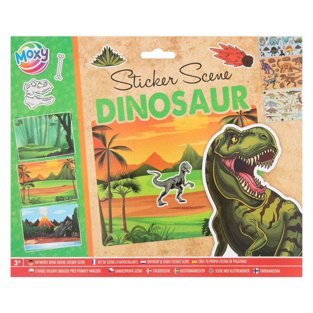 Creative Craft Group: Gestalte deine eigene Sticker-Szene – Dinosaurier