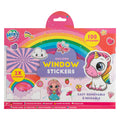 Grafix raamstickers met 2 sticker scenes - eenhoorn, 100st.