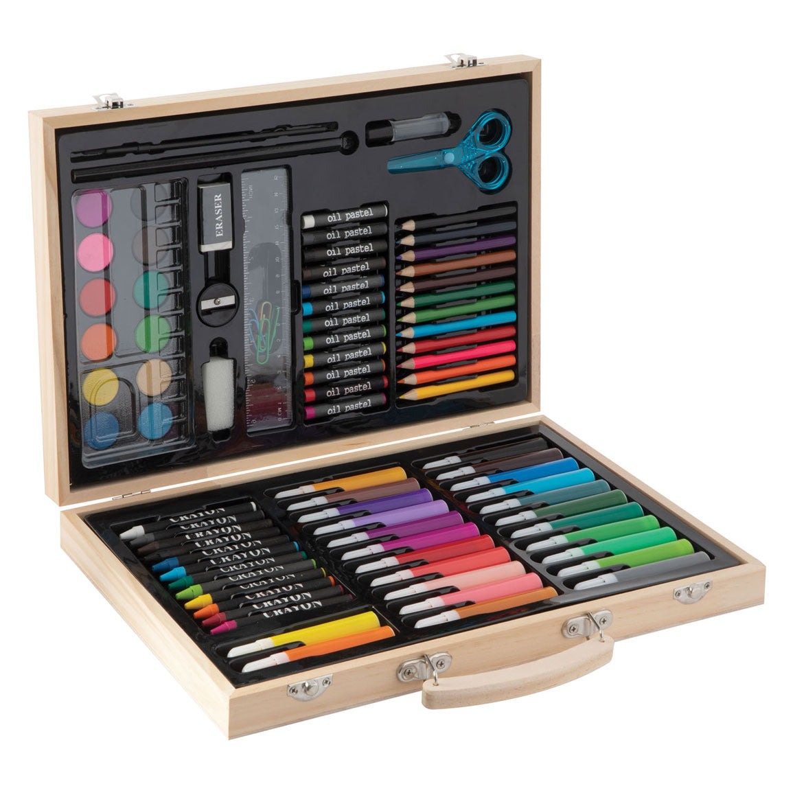 Creative Craft Group Holz-Malkasten fsc, 86-teilig.
