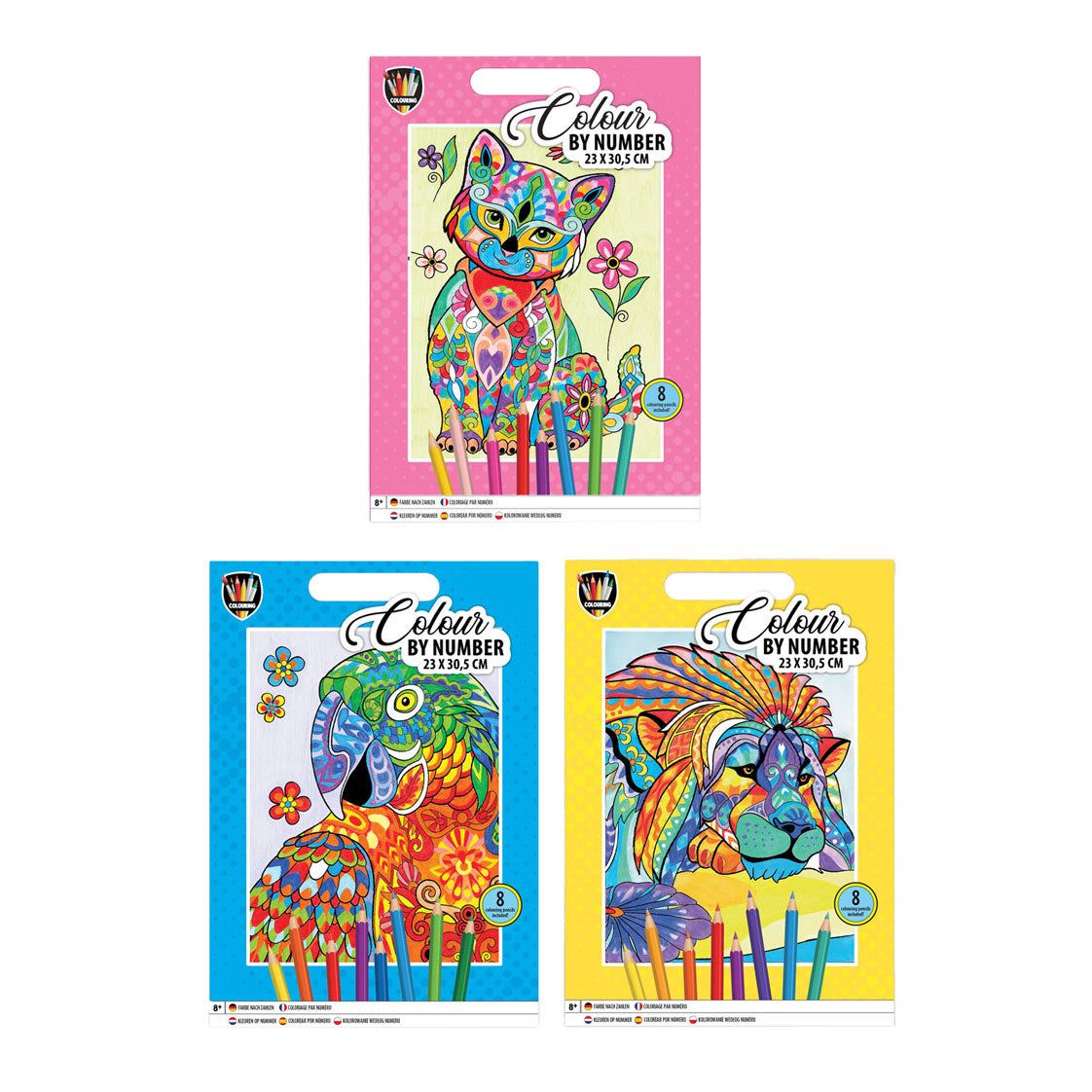 Grafix colouring schilderen op nummer