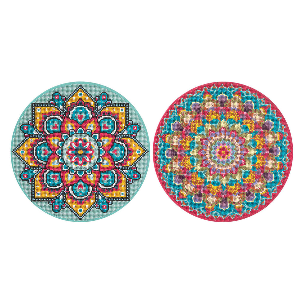 Creative Craft Group Diamantmalerei Mandala Leinwand, 30 cm
