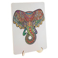 Kreative Handwerksgruppe Holzbein Puzzle Elefant, 132tlg.