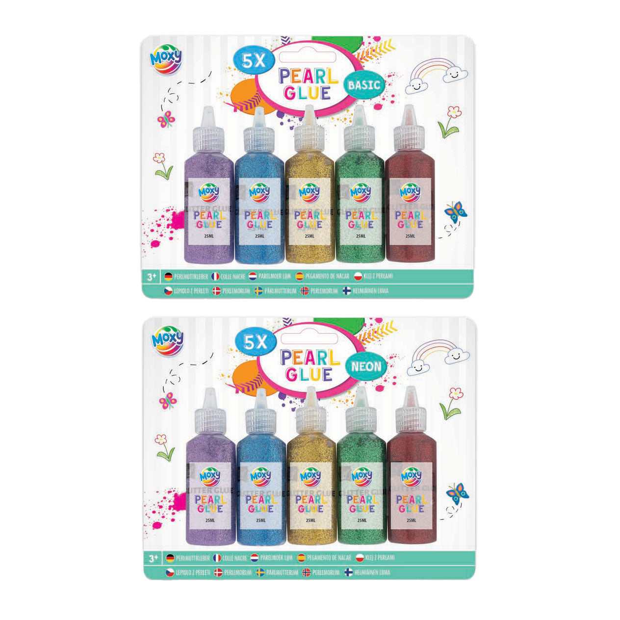 Creative Craft Group Perlglanzfarbe, 5 x 25 ml