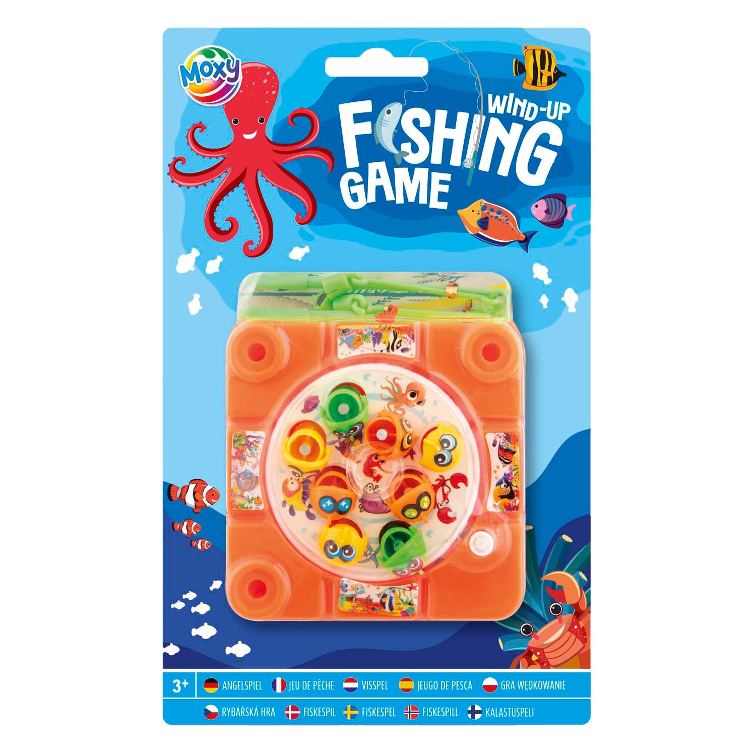 Creative Craft Group Aufzieh-Angelspiel orange