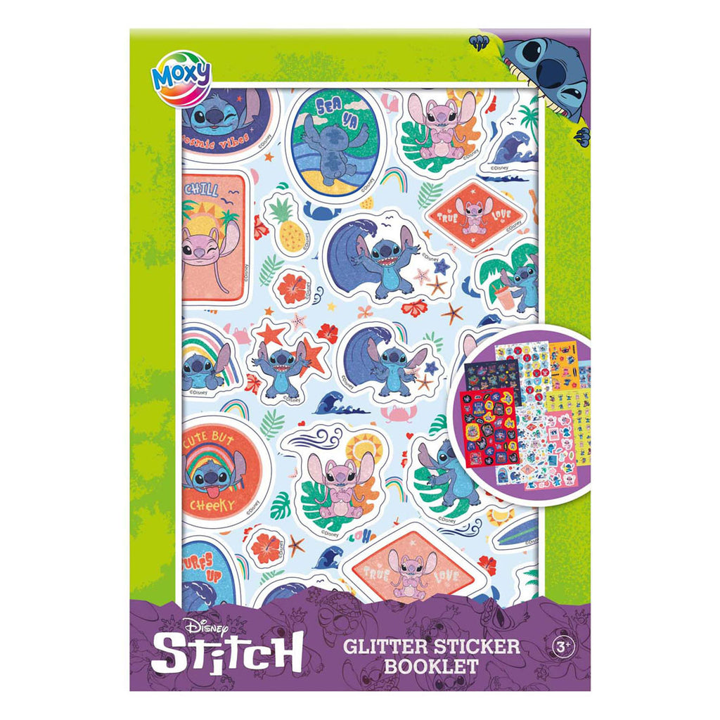 Kreative Bastelgruppe Glitzer-Stickerbuch A5 - Sticken