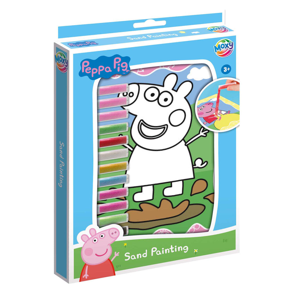Moxy peppa zand schilderijen