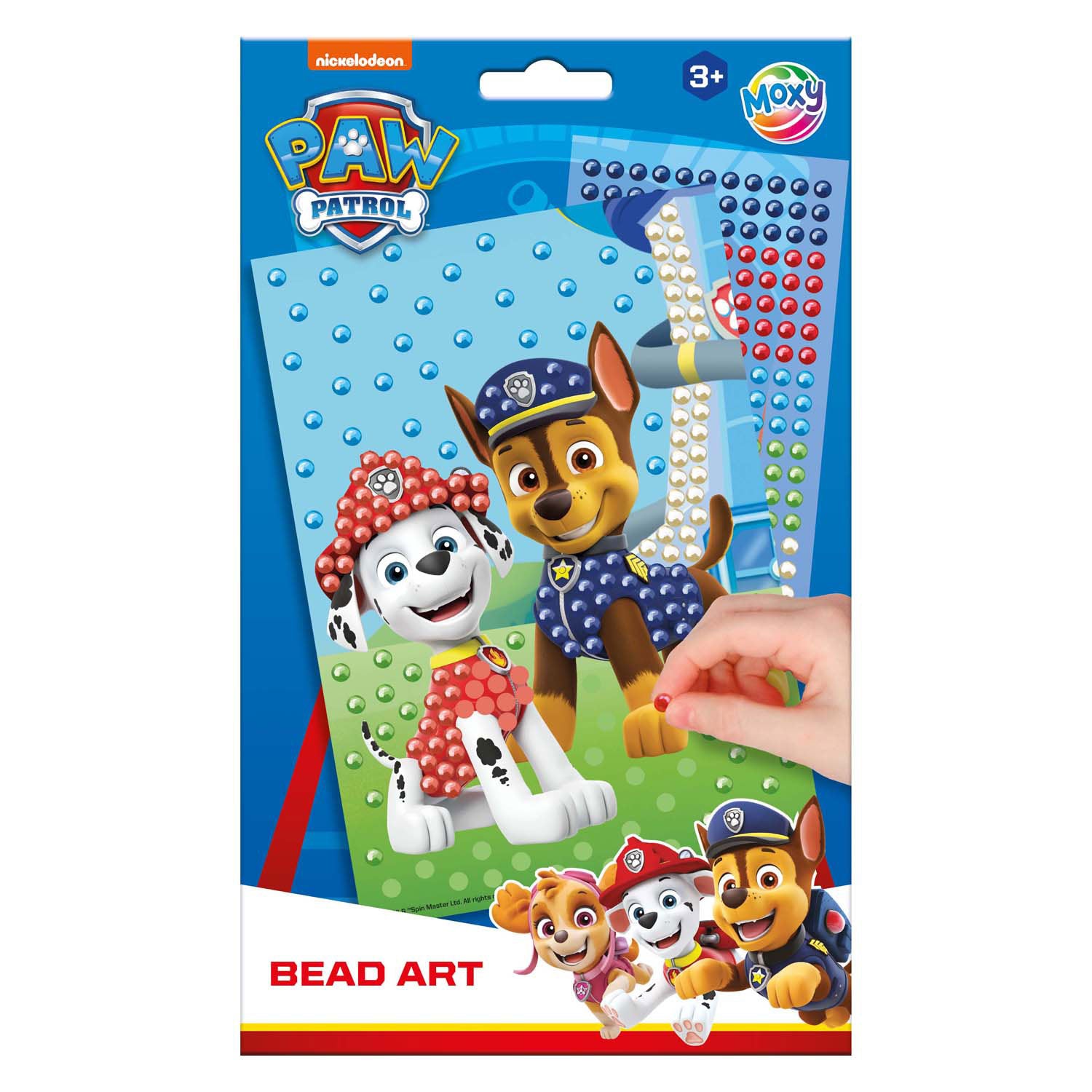 Moxy paw patrol bead art - a5 formaat
