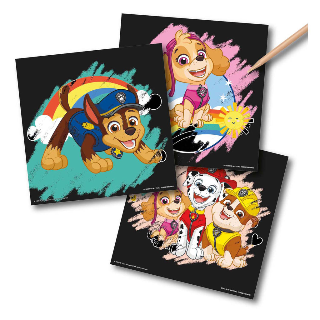 Moxy Scratch Karten Paw Patrol Set, 7dlg.