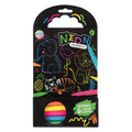 Creative craft group kleurboek dieren met 5 neon stiften, 40 vellen