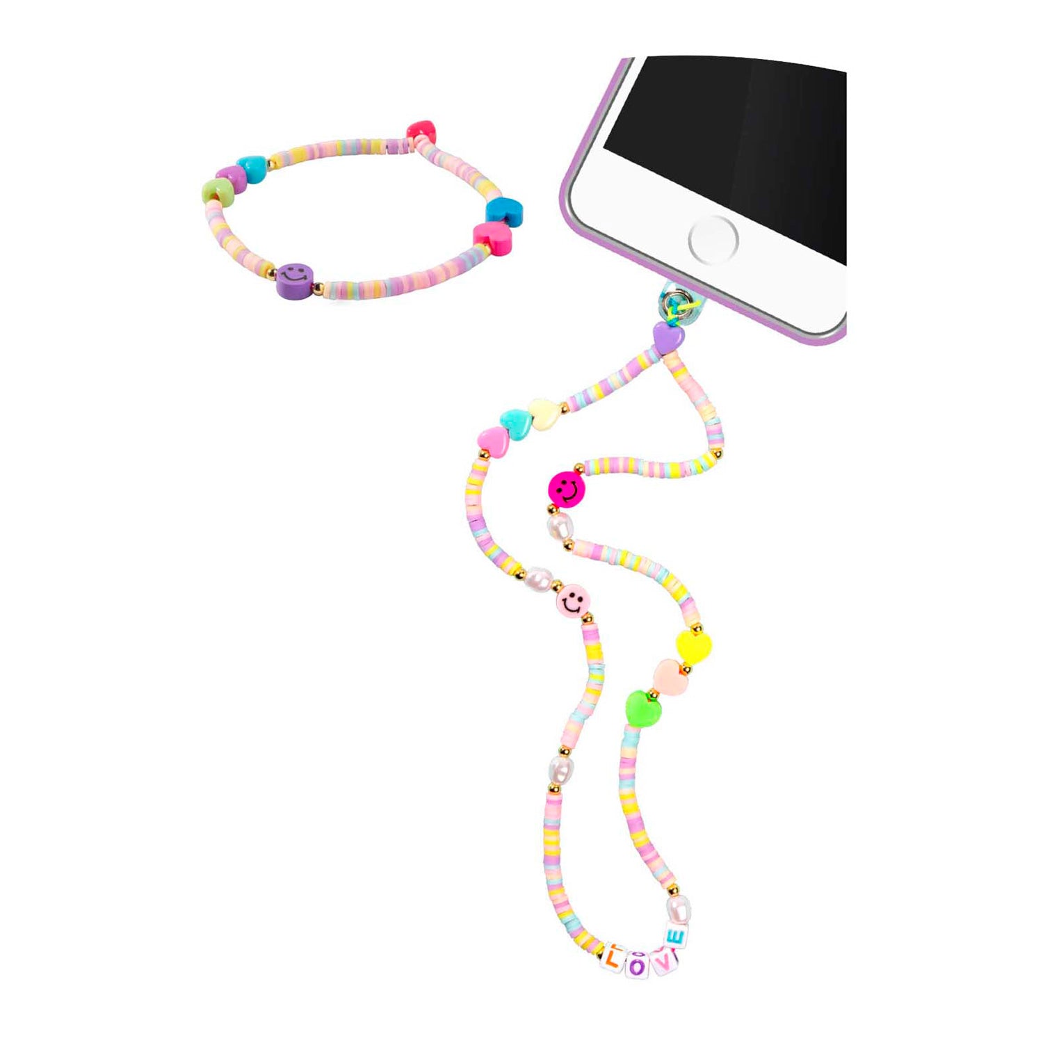 Besties Myo Schmuck-Accessoire-Set, Handykabel mit Armband