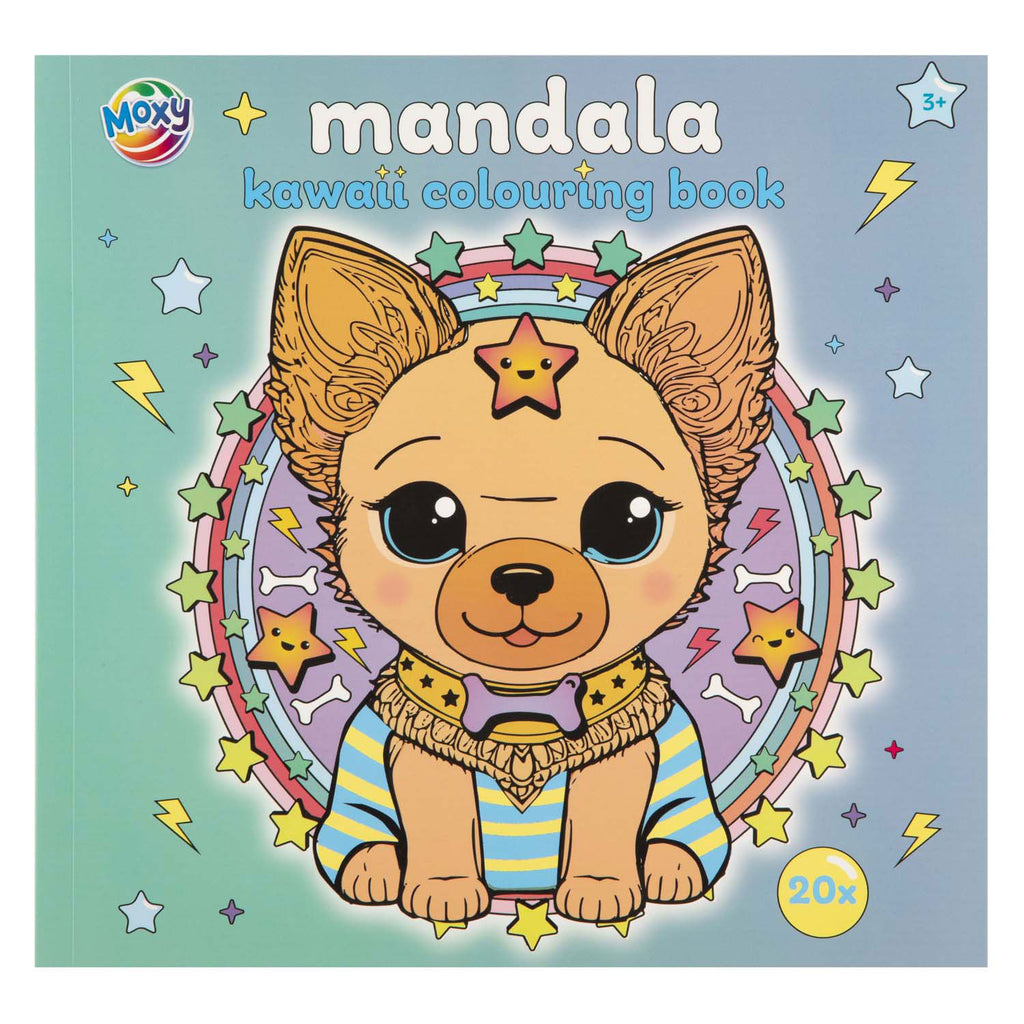 Moxy kleurboek mandala kawaii 20p