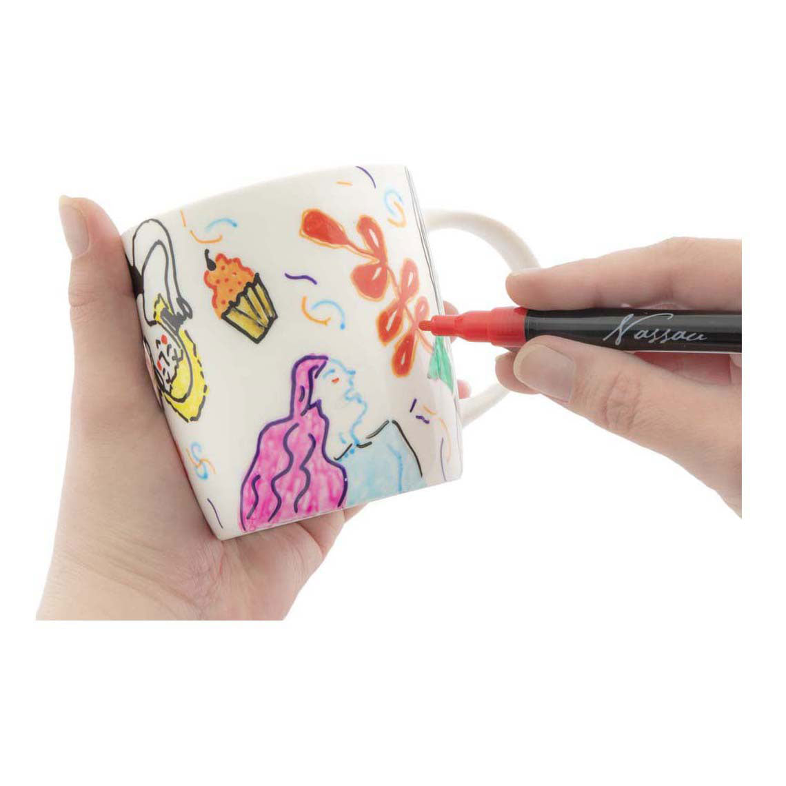 Creative Craft Group Nassau Glasporzellan-Marker - 12 Stück.