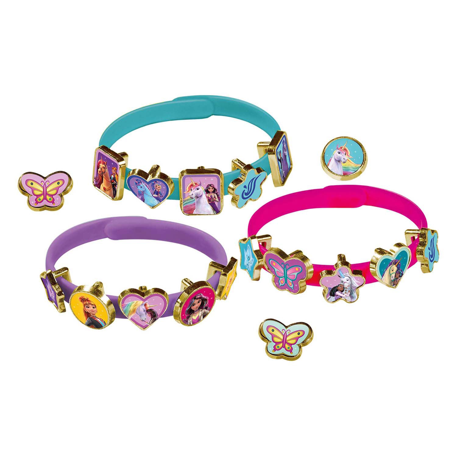 Creative Craft Group Totum Einhornakademie 3 Armbänder 18 Anhänger