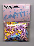 Vaessen creative • confetti veiligheidsspeld pastel