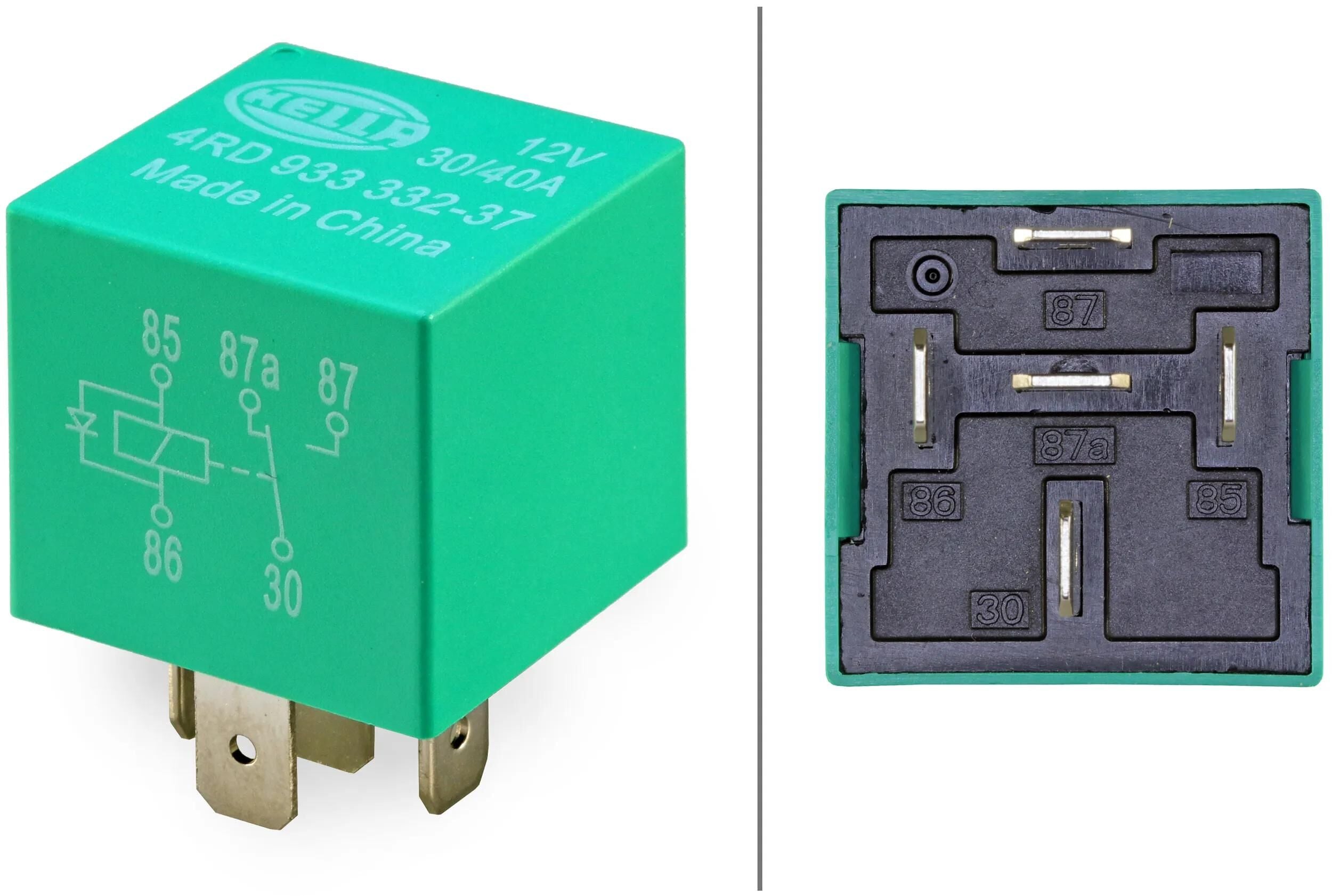 Hella umschaltrelais reversible relay 12v