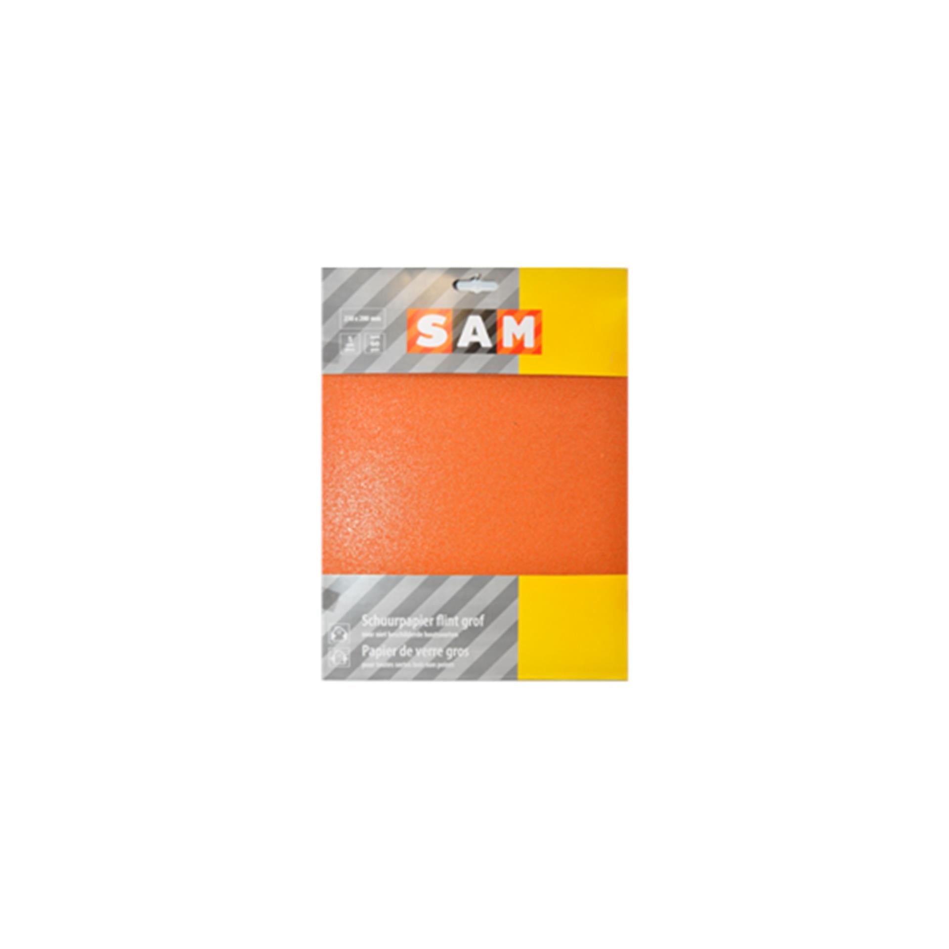 Sam schuurpapier droog grof 5 vellen
