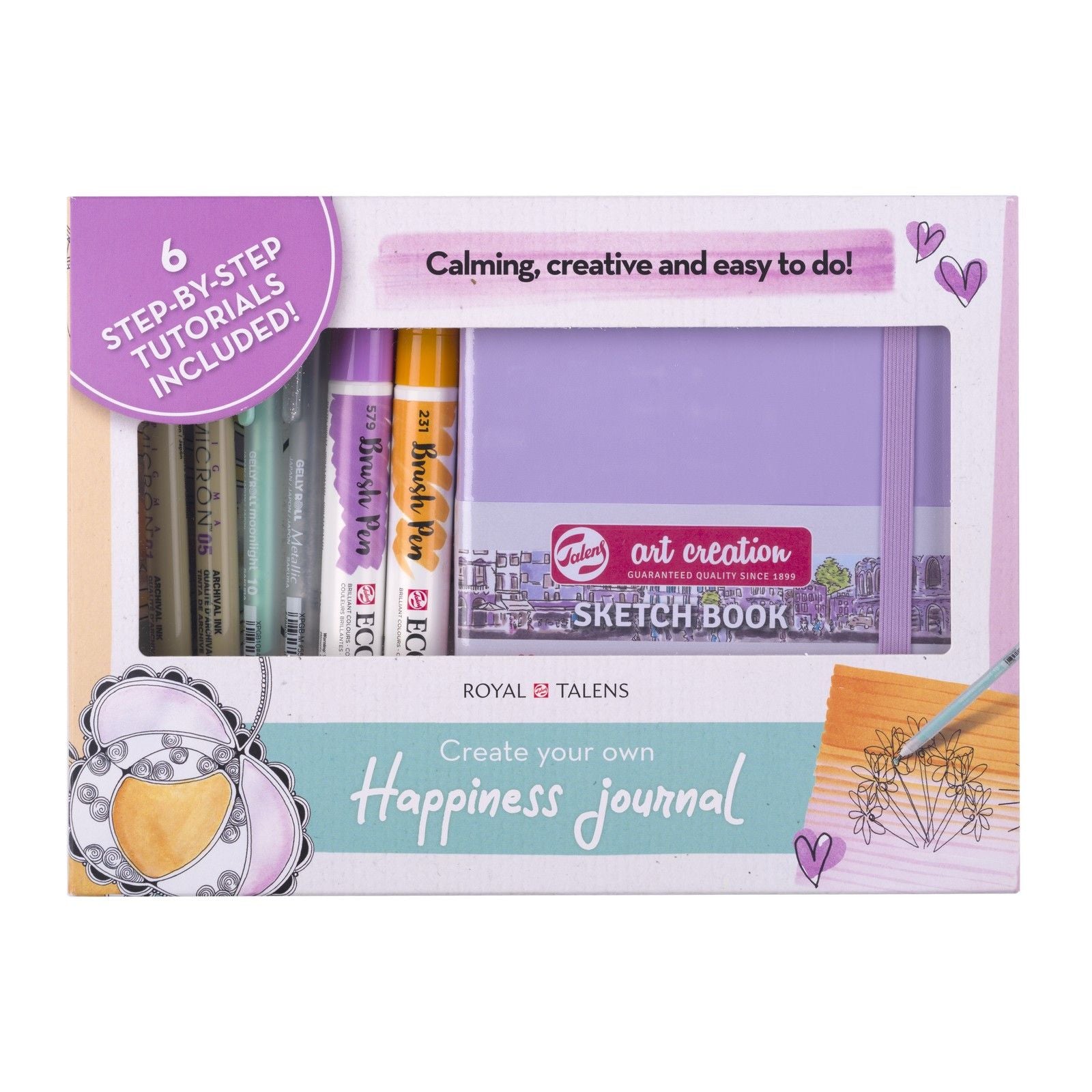 Talens happiness journal set