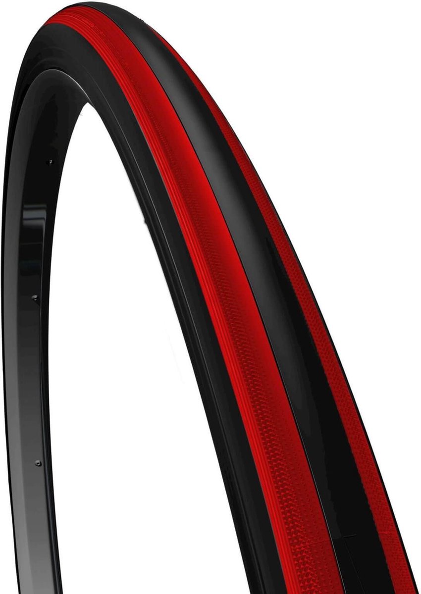 Vieh-Gummi-Reifen-Rennen 700x25C 25-622 Schwarz