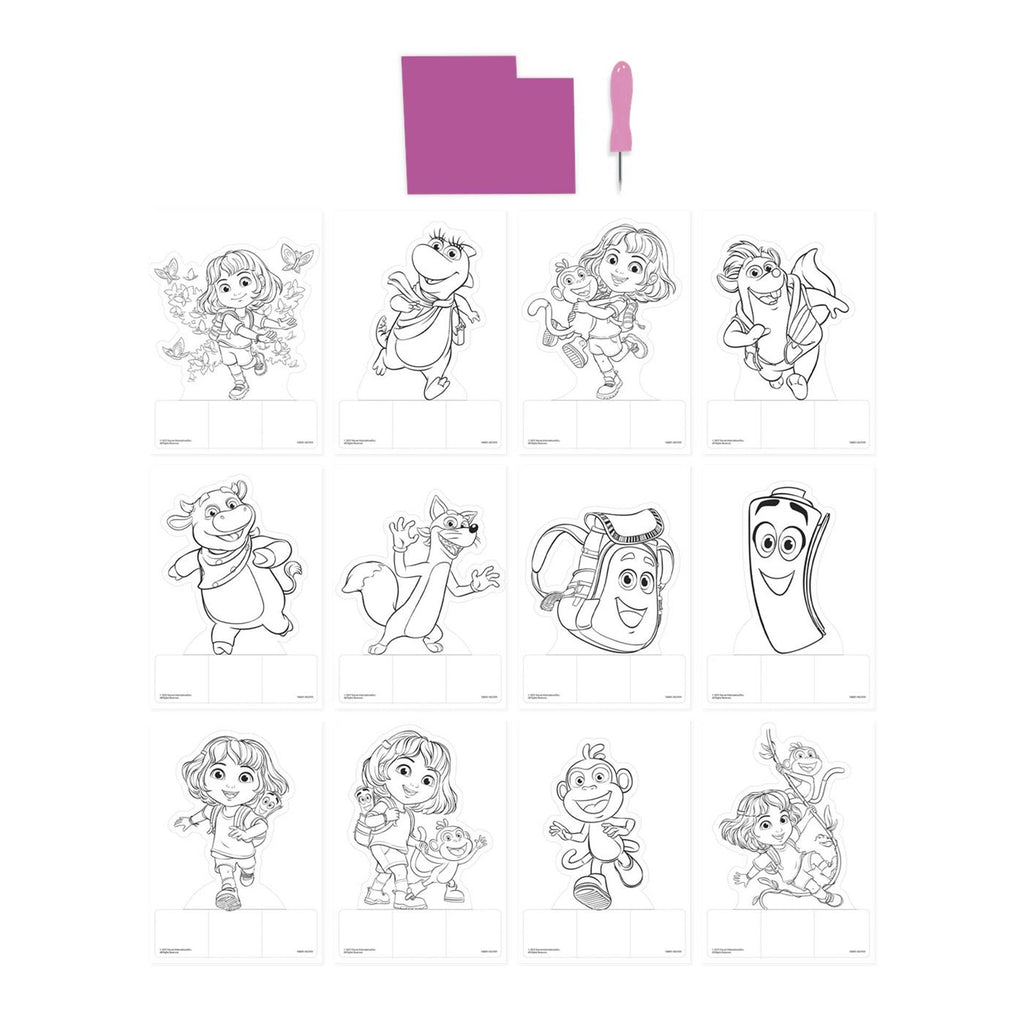 Moxy dora push-out pictures 12 sheets