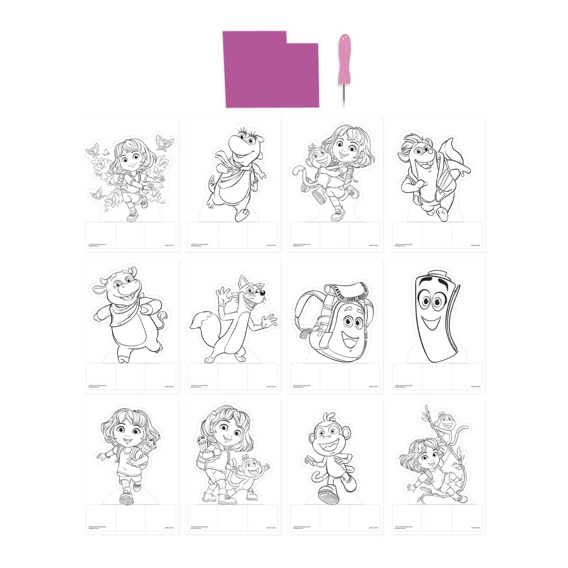 Moxy dora push-out pictures 12 sheets