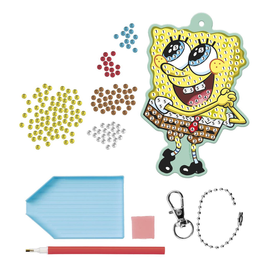 Moxy spongebob diamond painting sleutelhanger