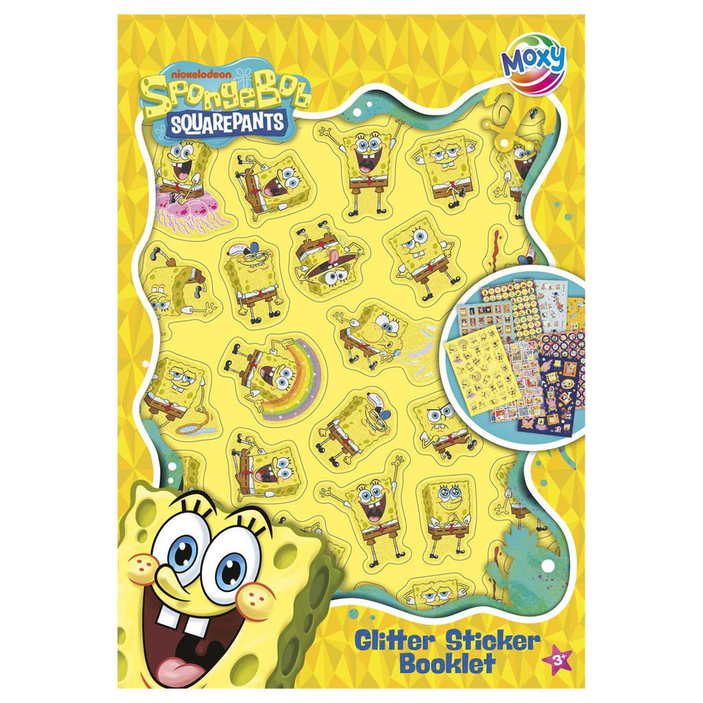 Moxy spongebob stickerboek a5 - 8 vellen