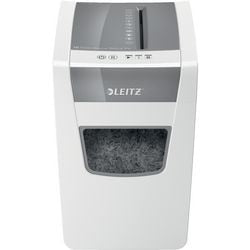 Leitz iq slim home office papierversnipperaar - p4 snippers - tot 10 vel - 23l - wit