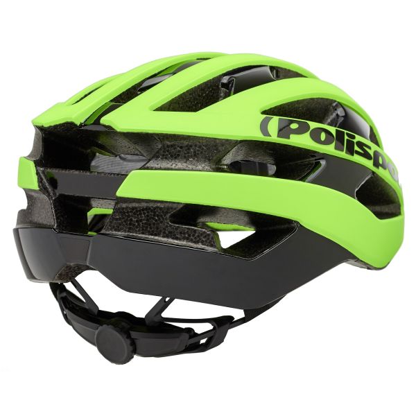 Polisport light pro fietshelm l 58-62cm fluo geel zwart