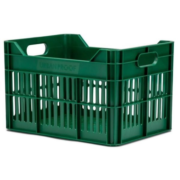 Recycelte Urban Proof Junior Fahrradkiste 15 Liter – Retrogrün