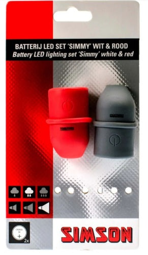 Simson LED-Leuchtenset „Simmy“ mit Akku, 3 LEDs, 29 Lux 13,5 Lux