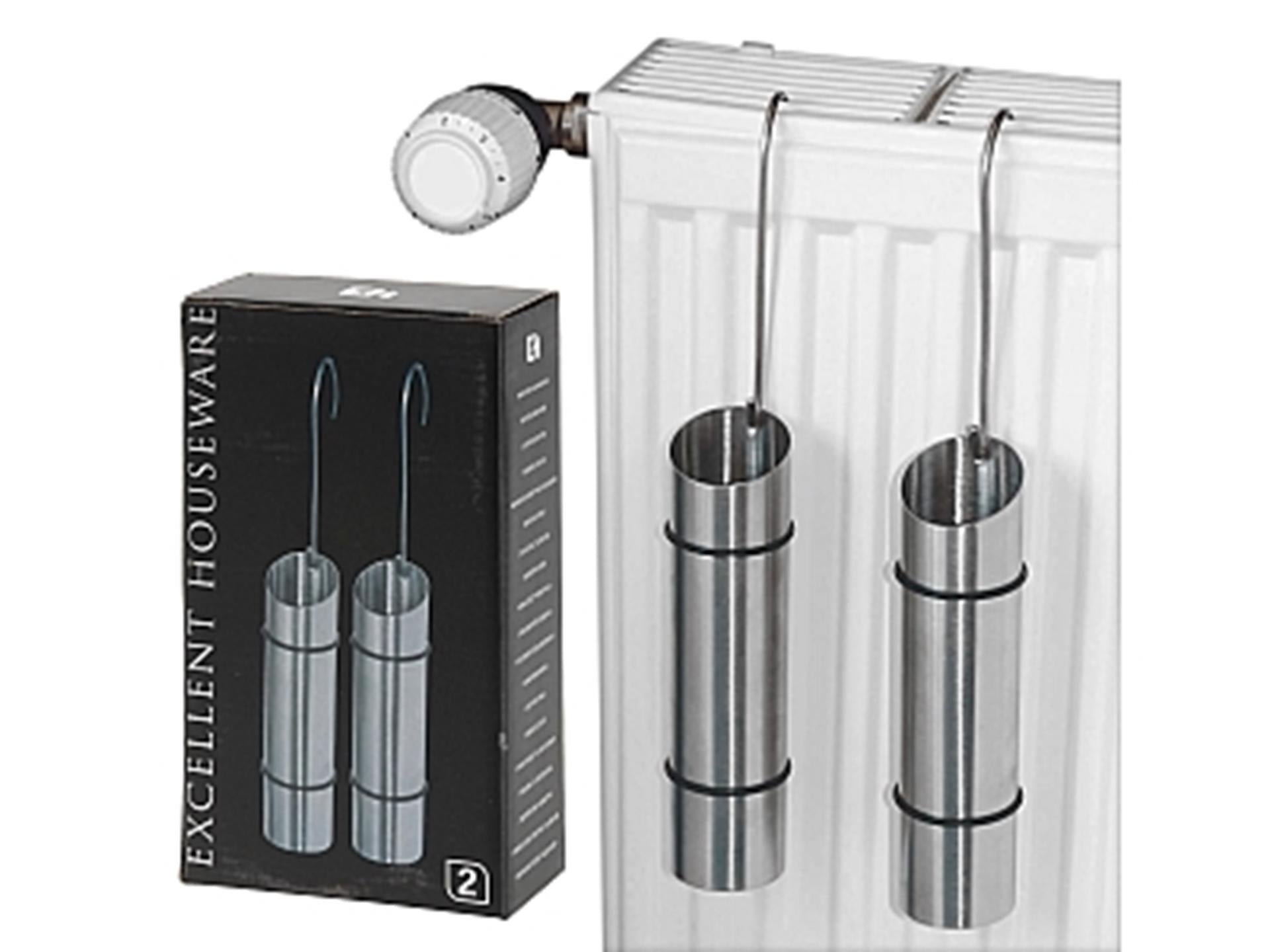 Excellent houseware waterverdamper rvs set a 2st. 20x5cm