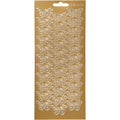 Stickers, vlinders, vel 10x23 cm, goud, 1 vel