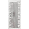 Stickers, randen, vel 10x23 cm, zilver, 1 vel