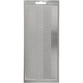 Stickers, randen, vel 10x23 cm, zilver, 1 vel