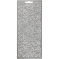 Stickers, duiven, vel 10x23 cm, zilver, 1 vel