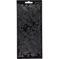 Stickers, bladeren, vel 10x23 cm, zwart, 1 vel