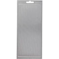 Stickers, randen, vel 10x23 cm, zilver, 1 vel