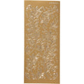 Stickers, bladeren, vel 10x23 cm, goud, 1 vel
