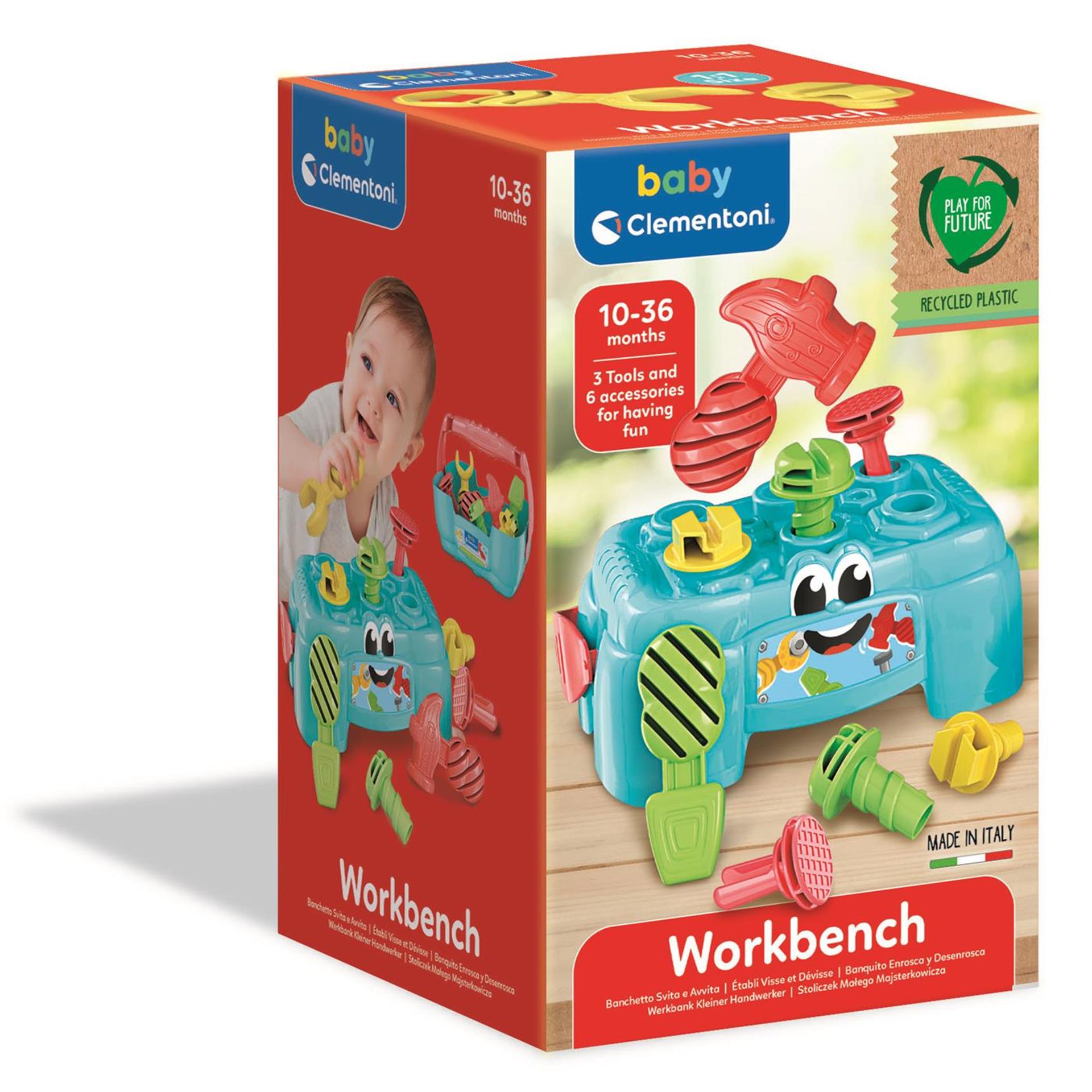 Clementoni baby speelgoed werkbank