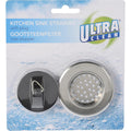 Excellent houseware ultra clean gootsteenzeef rvs (dia.6,5) met rubber stopper (4,5cm)