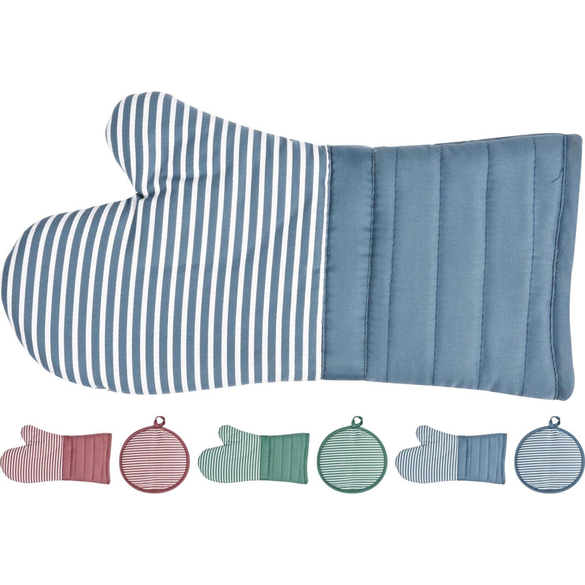 Excellent houseware ovenwant en pannenlap set 2-delig