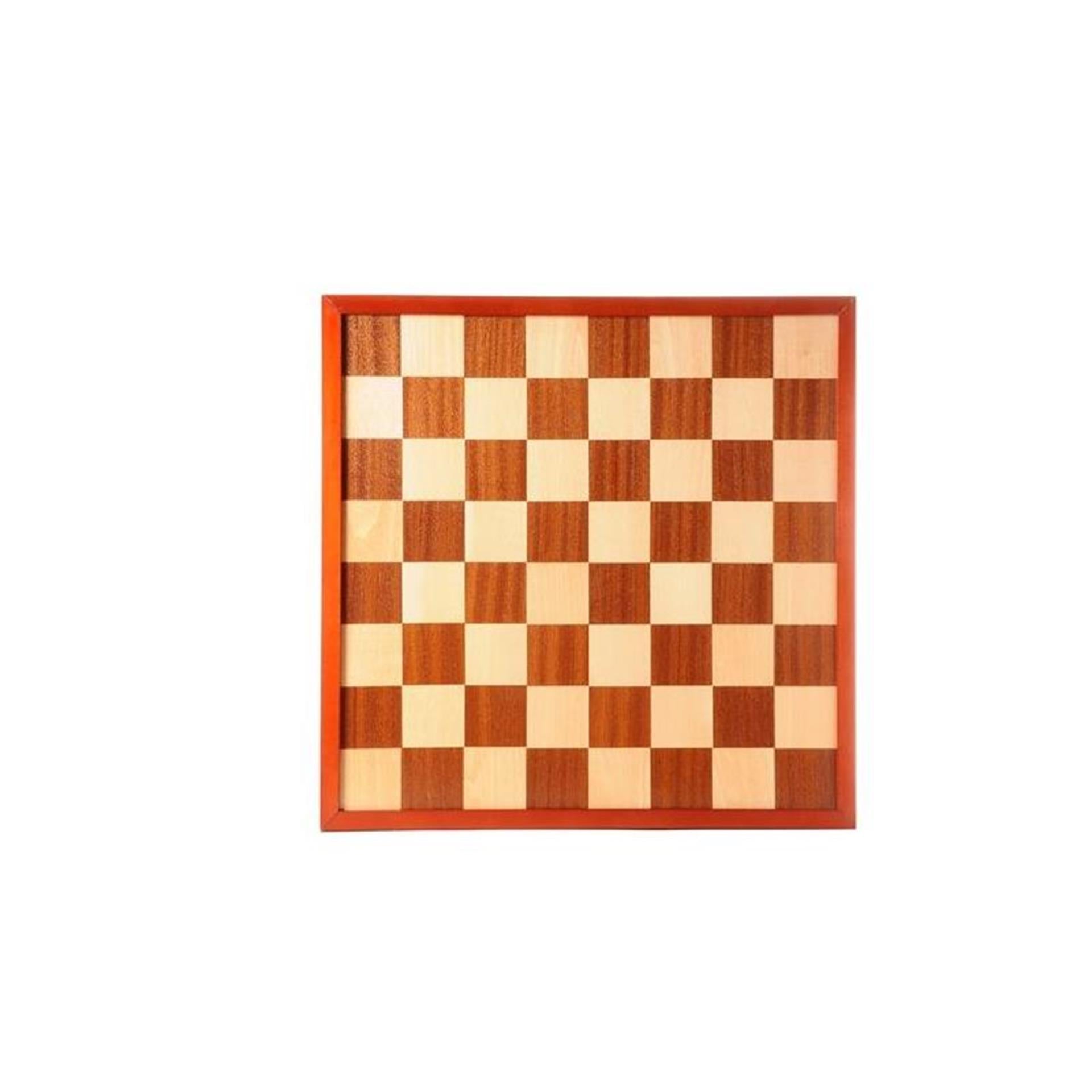 Engelhart schaak dambord 42 cm i2-zijdig hout