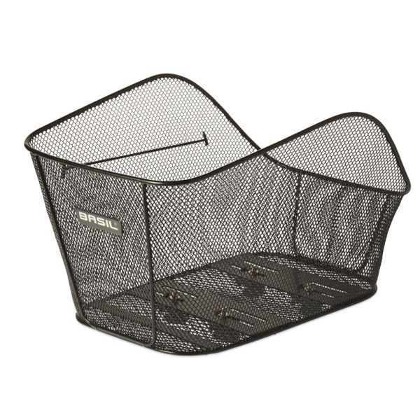 Basil Icon L Multisystem-Heckkorb – schwarz