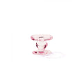 Ambiente kandelaar glas rose ø9xh7cm